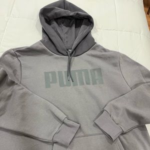 PUMA hoodie- size Large - NWT- gray 2 tone